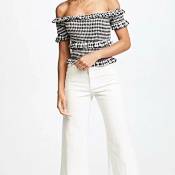 Anthropologie Tops - 💛NWT Anthropologie Moon River Gingham Top // Size M // Rare/Hard to Find! 💛